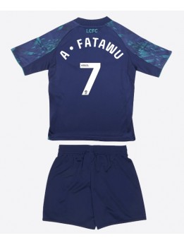 Leicester City Issahaku Fatawu #7 Dječji Gostujuci Dres kompleti 2025-26 Kratak Rukavima (+ kratke hlače)